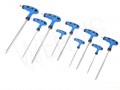KLUCZE WPUSTOWE KĄTOWE TORX 9el Z OTWOREM T10-50 KLUCZE WPUSTOWE KĄTOWE TORX 9el Z OTWOREM T10-50