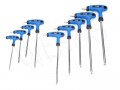 KLUCZE WPUSTOWE KĄTOWE TORX 9el Z OTWOREM T10-50 KLUCZE WPUSTOWE KĄTOWE TORX 9el Z OTWOREM T10-50
