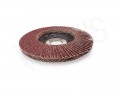 TARCZA LAMELKOWA LISTKOWA DO SZLIFOWANIA 125mm 100 TARCZA LAMELKOWA LISTKOWA DO SZLIFOWANIA 125mm 100