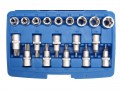 ZESTAW NASADEK NASADKI KLUCZE E-TORX 19 el. TORX ZESTAW NASADEK NASADKI KLUCZE E-TORX 19 el. TORX