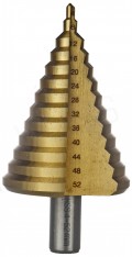 WIERTŁO 4-52mm STOŻKOWE STOPNIOWE TYTAN HSS WIERTŁO 4-52mm STOŻKOWE STOPNIOWE TYTAN HSS