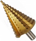 WIERTŁO 4-52mm STOŻKOWE STOPNIOWE TYTAN HSS WIERTŁO 4-52mm STOŻKOWE STOPNIOWE TYTAN HSS
